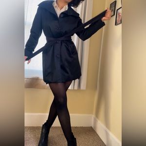Ralph Lauren black trench coat